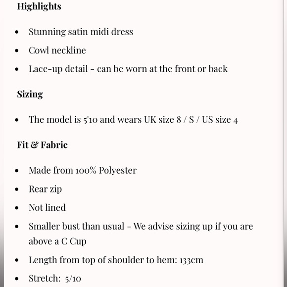 Butter Yellow, Soft Satin Everleigh Dress from Oh Hello! Boutique - Size XS - Picture 9 of 9